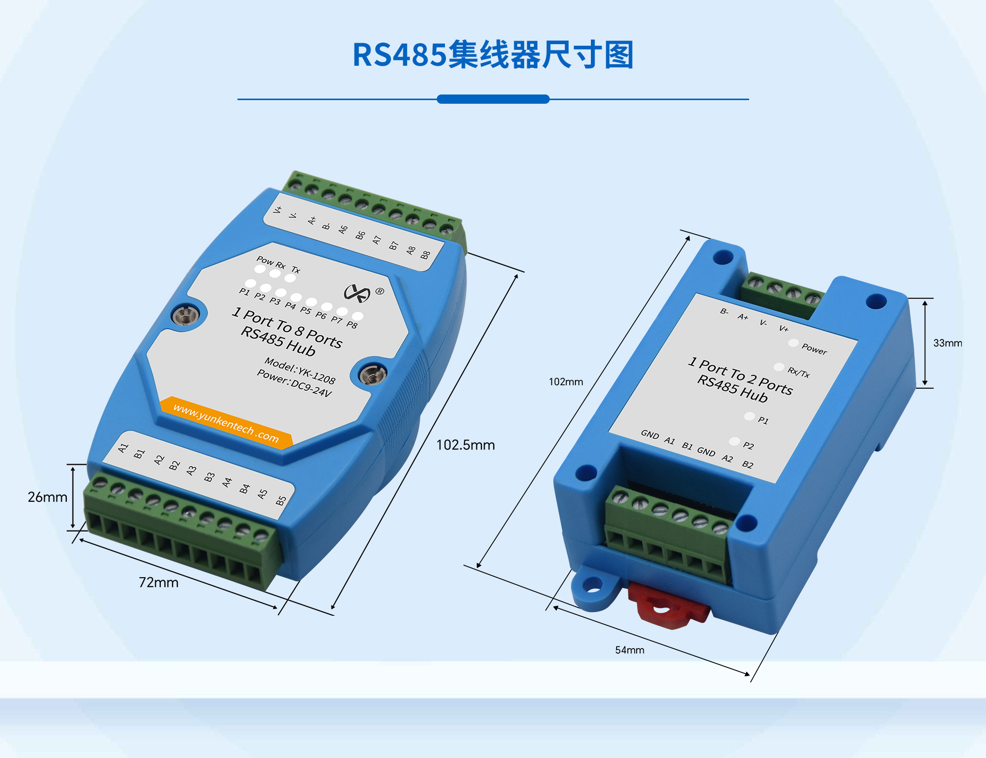 RS485集线器尺寸图.jpg